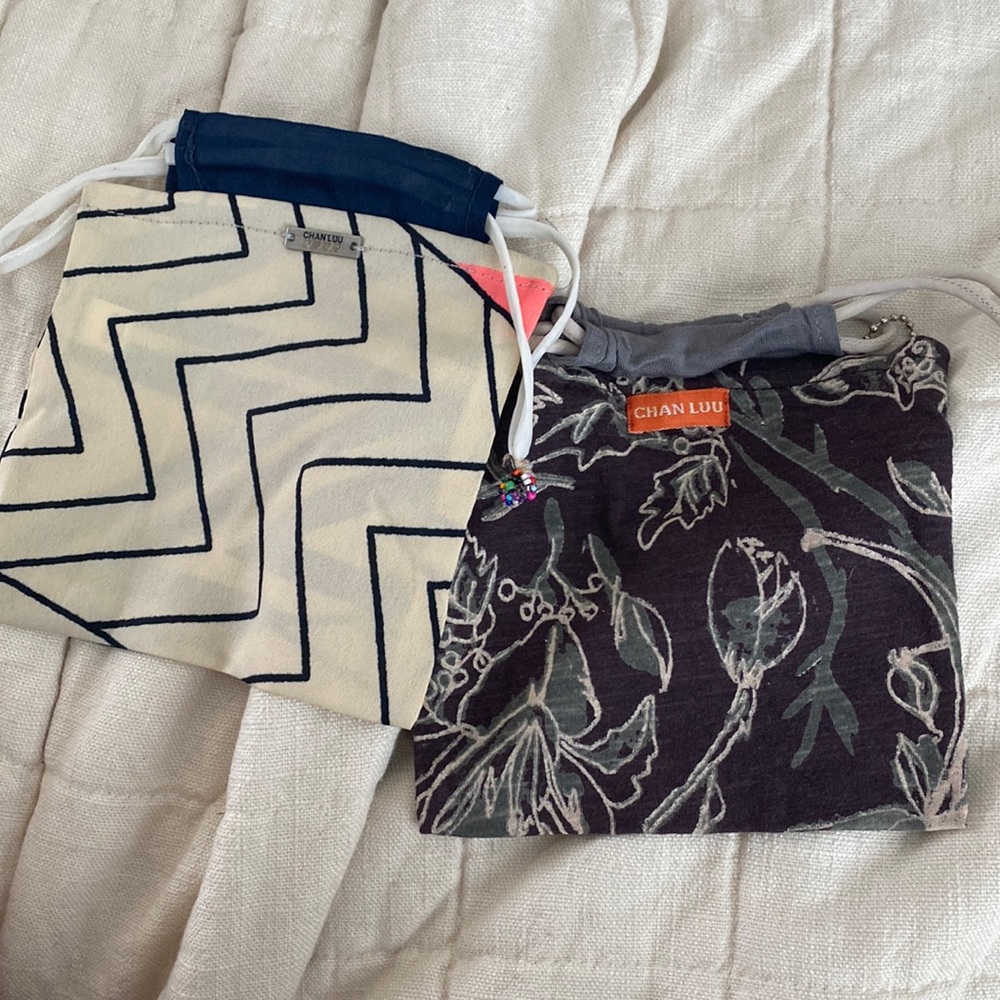 Pair of Chan Luu pouches